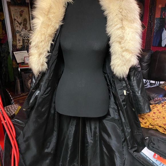 FOXY Vintage Black🖤Leather Jacket, S/M - Picture 5 of 6